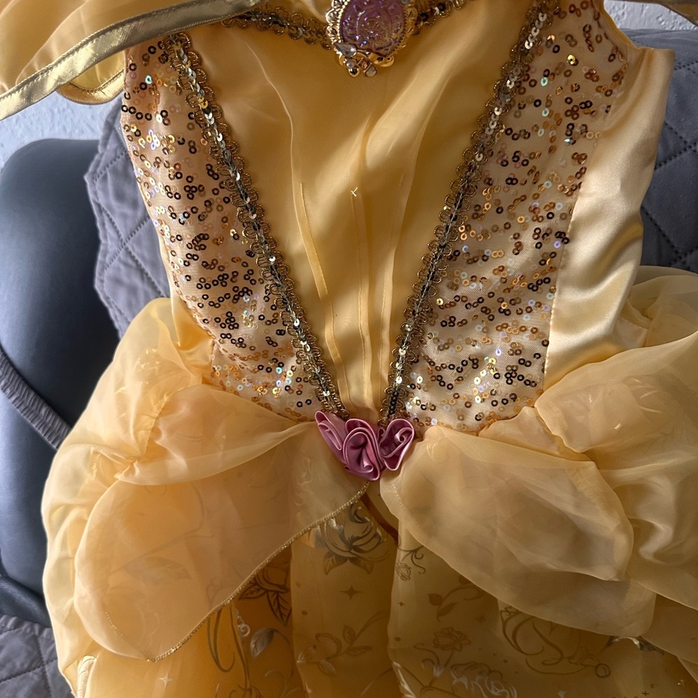 Elegant Yellow Princess Costume for Kids